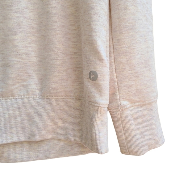90 Degrees Over-sized Sweatshirt with Lace-up Back, Size Small - Picture 4 of 5